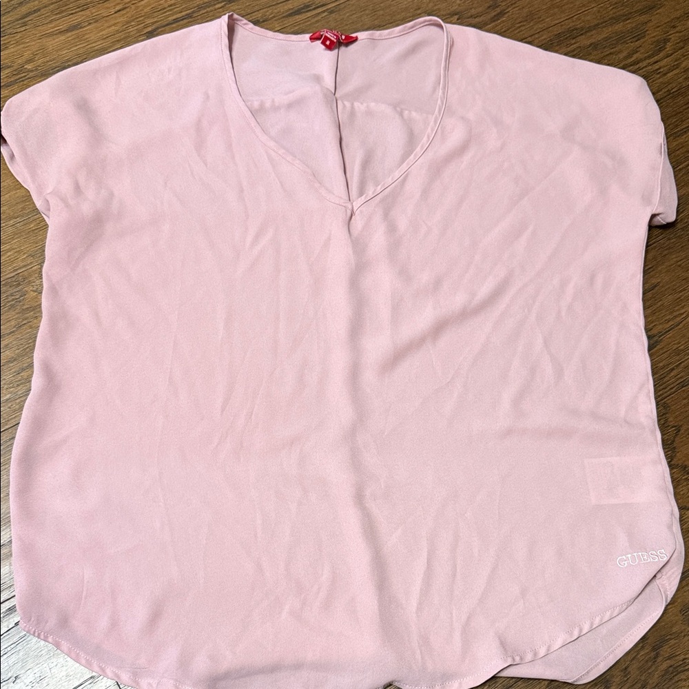 GUESS Blush Pink Women's Blouse